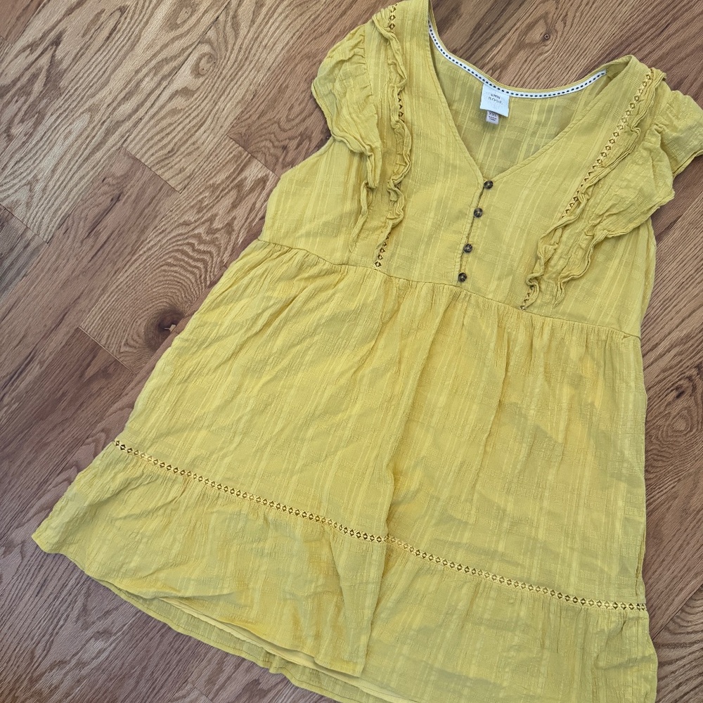 Knox Rose Yellow Dress XXL
